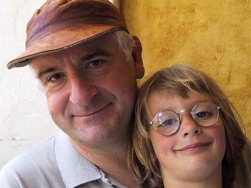 Douglas and his daughter Polly